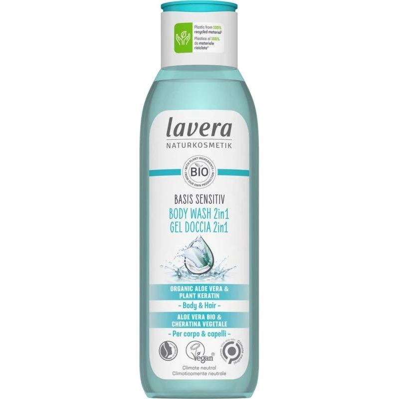 Lavera Basis Sensitiv Body Wash 2in1 - 250 ml