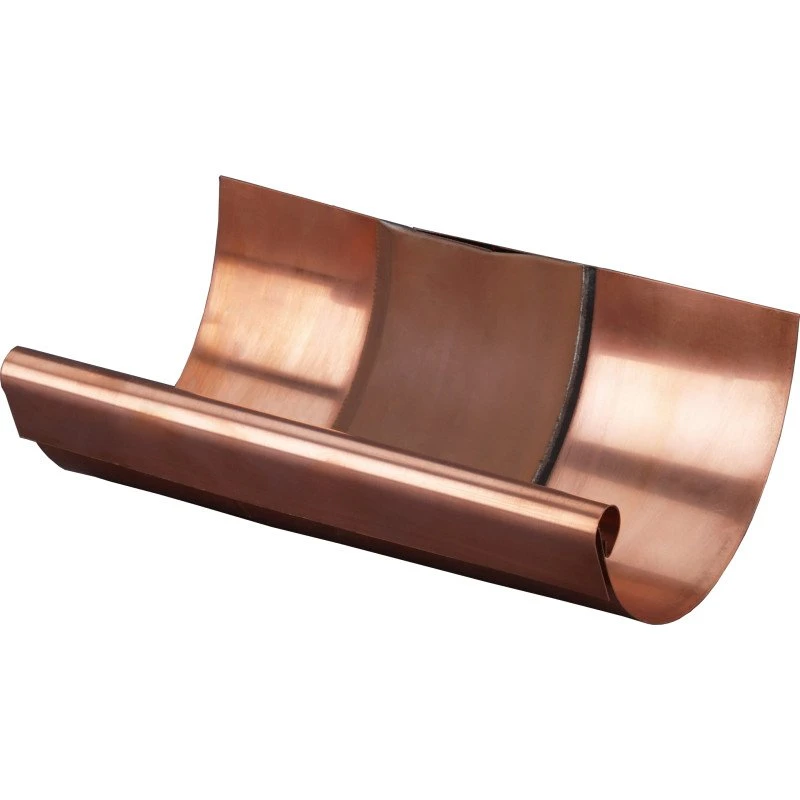 Vmzinc Ekspansionsstykke nr. 11, 280 mm, til halvrund tagrende, kobber