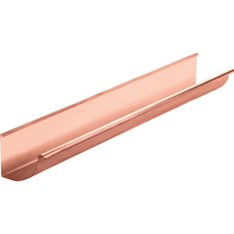 VMzinc Kvartrund arkitekt tagrende nr. 12, 333 mm, 3m, kobber
