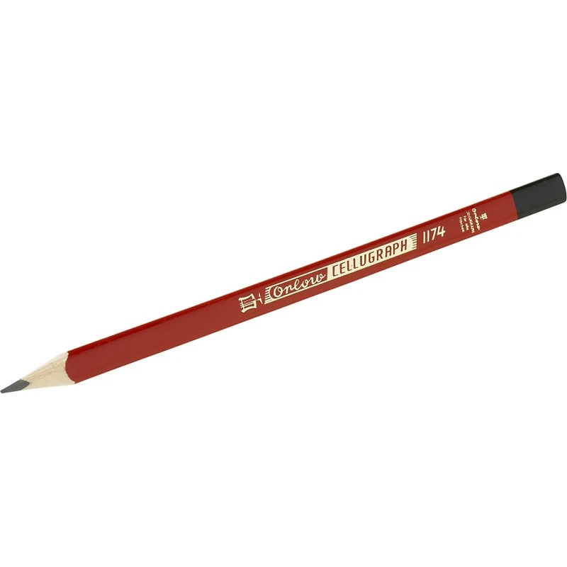 Lyra Blyant til bløde materialer - 12mm x 240mm Trekantet