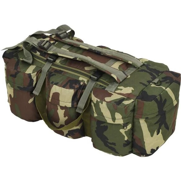 vidaXL 3-i-1 army-duffel 90 L camouflage