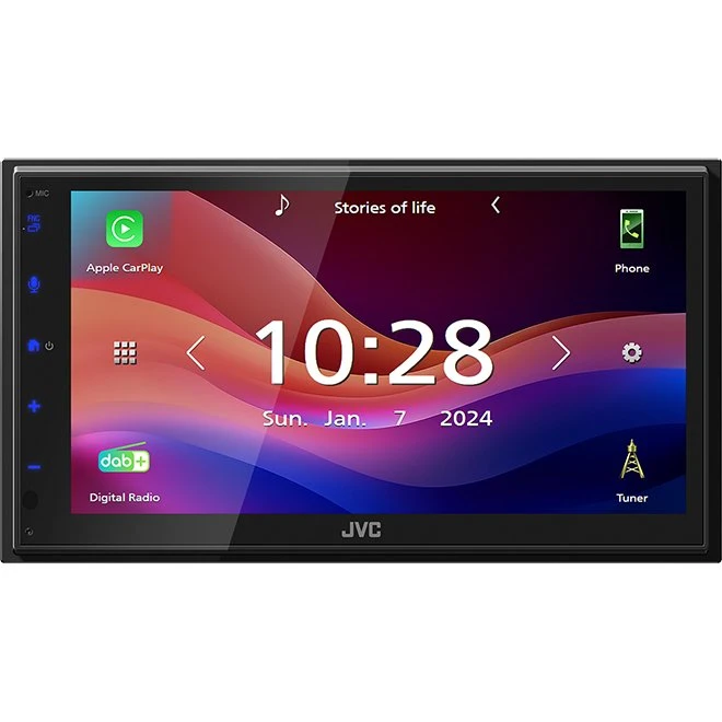 JVC KW-M695DBW Appradio med Apple CarPlay & Android Auto