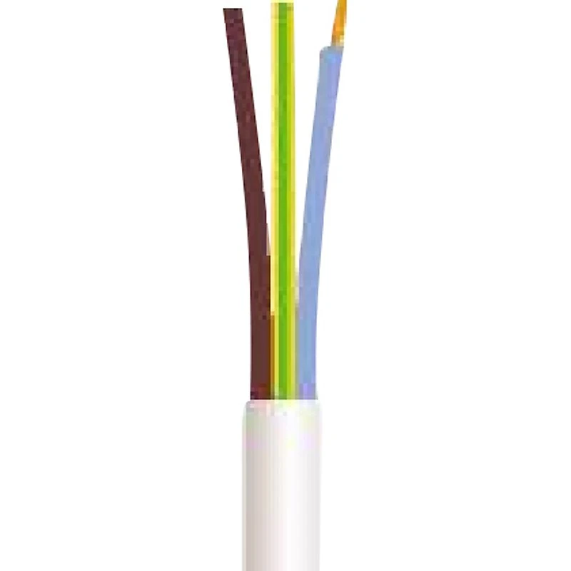 PKAJ 3G1,5 Hvid Ledning - 50m