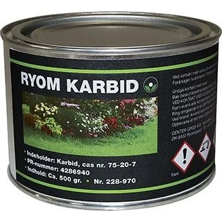 Ryom Karbid 500 g - Bekæmpelse af muldvarpe og mosegrise