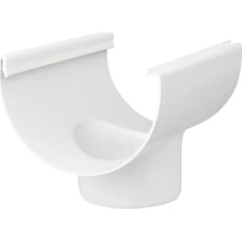 Plastmo tudstykke nr. 11, Ø75mm, hvid