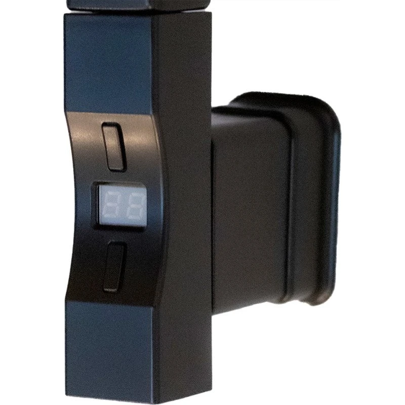 Kriss Nuvo 2 elpatron, 600W, termostat & timer, mat sort