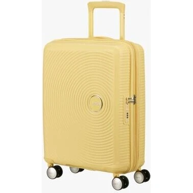 American Tourister Soundbox Spinner 55 cm - Pastel Yellow, TSA