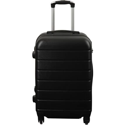 Kabinekuffert Hardcase 48 cm – Sort stribet, 37 L, 4 hjul