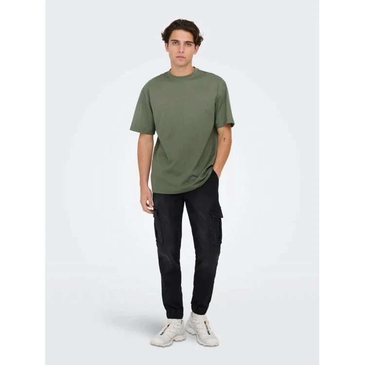 ONLY & SONS T-shirt i Castor Gray | Relaxed fit