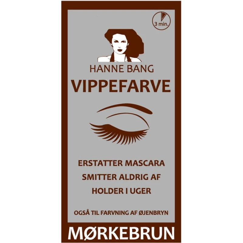 Hanne Bang Vippefarve Mørkebrun