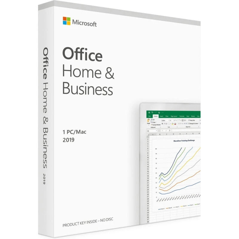 Microsoft Office Home and Business 2019 til Windows - 1 licens