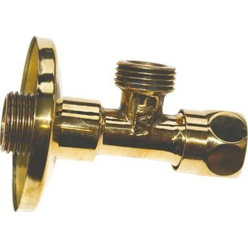 Milton Megatherm Stopventil 1/2" x 1/2" i poleret messing
