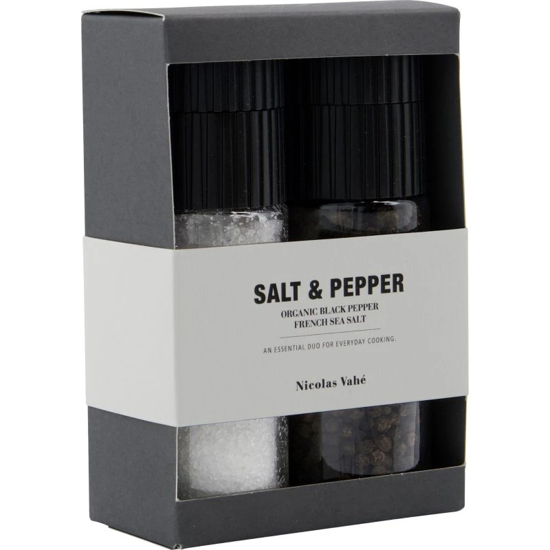 Nicolas Vahé Salt & Organic Pepper Gift Box (60 & 120 g)