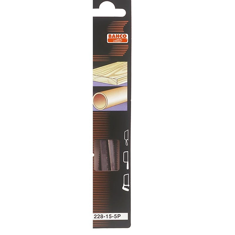 Bahco Nedstrygerklinge 150 mm til træ og PVC - 5 stk.