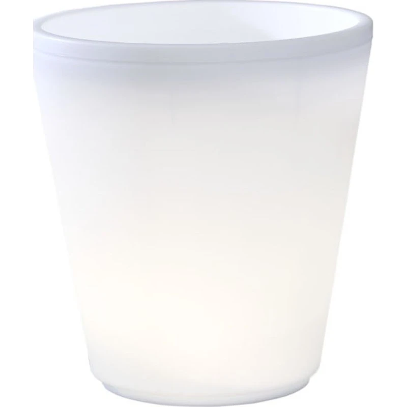 Konstsmide Assisi plantepotte med LED-lys, 40 cm