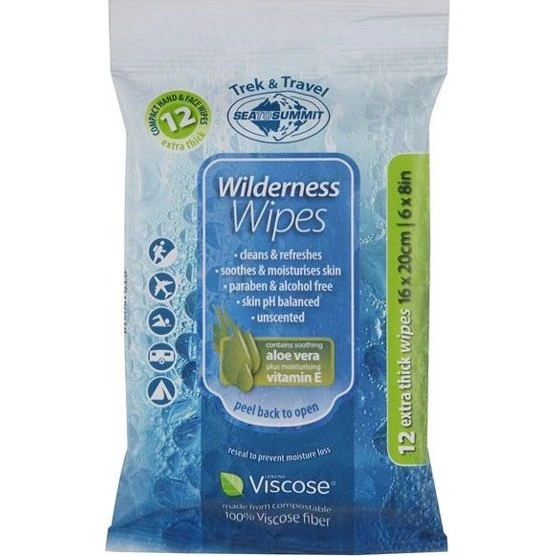 Sea to Summit Wilderness Wipes Compact - 12 stk.