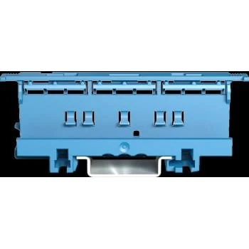 WAGO Adaptor til Serie 221 6mm2 Blå DIN-skinneholder