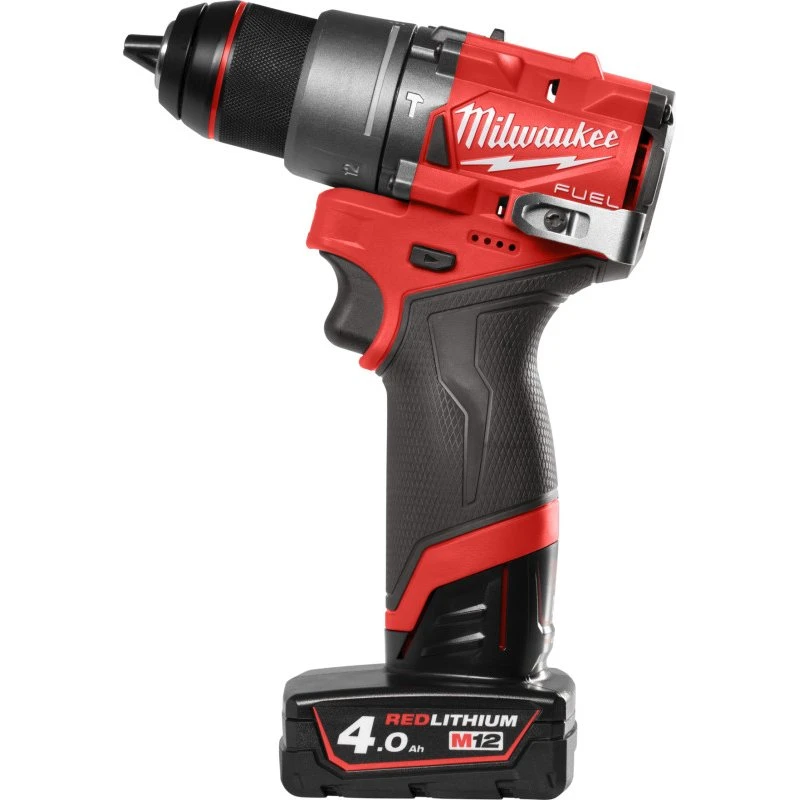 Milwaukee M12 Fuel FPD2-402X Slagboremaskine m. 2x 4,0 Ah batteri