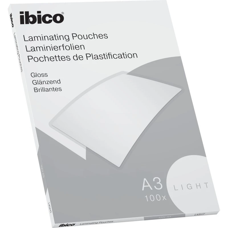 Ibico Basic Light A3 Lamineringslommer 80my (100 stk)