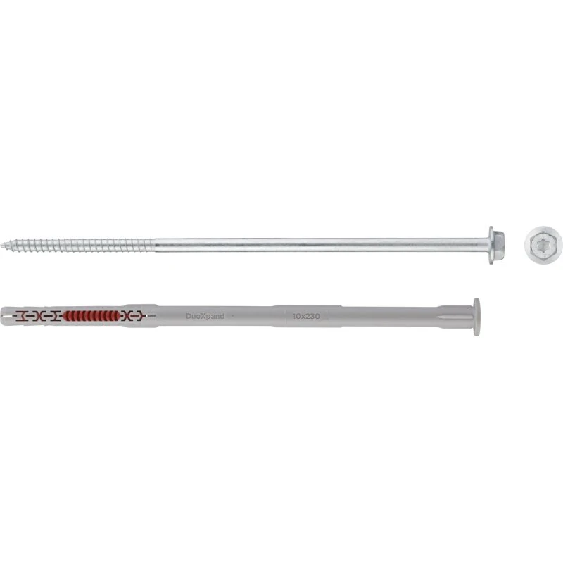 Fischer DuoXpand 10x230 FUS karmdybel med sekskanthoved (50 stk)