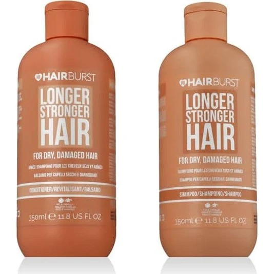 Hairburst Shampoo og Balsam sæt til tørt, skadet hår