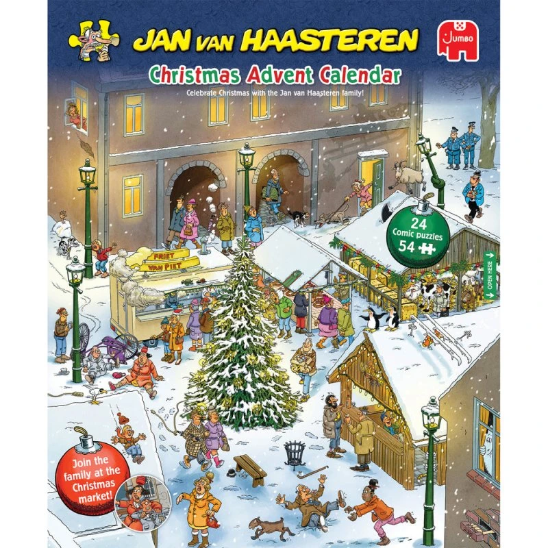 Jan van Haasteren Julekalender 2026 - 24 Puslespil