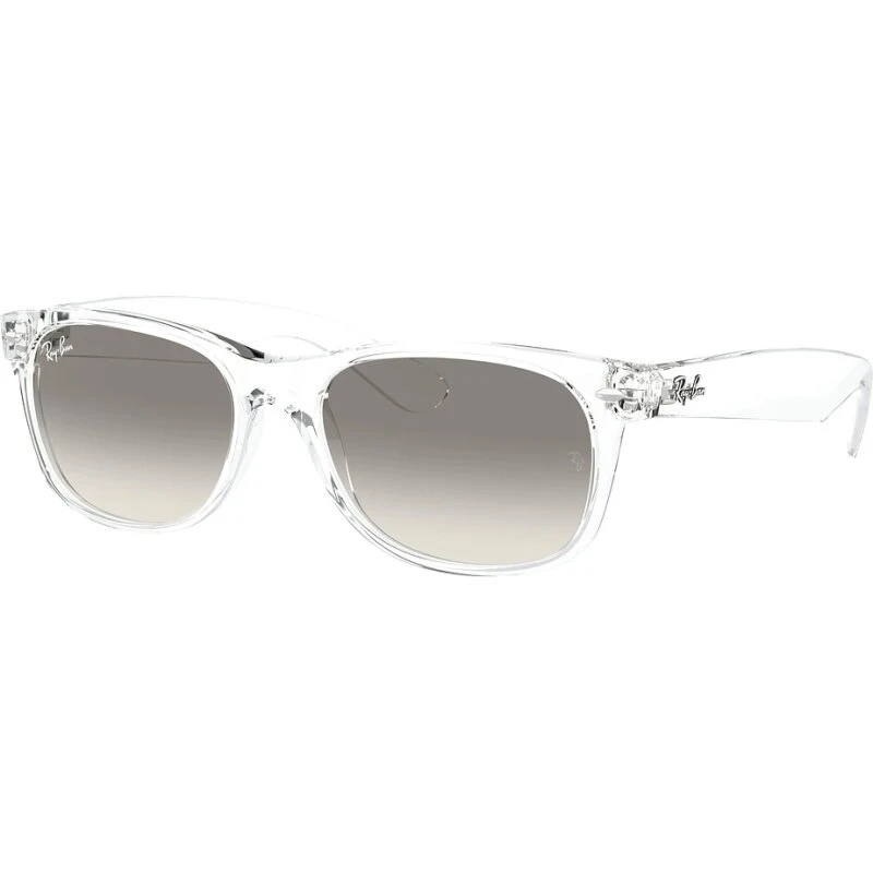 Ray-Ban New Wayfarer RB2132 Transparent med grå linser