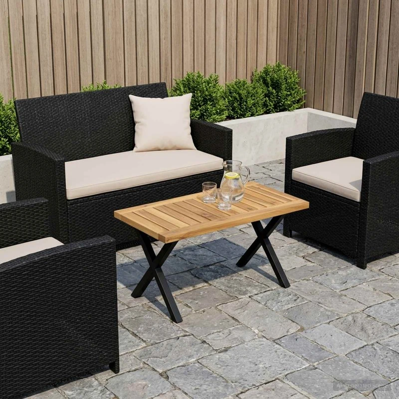vidaXL Bordplade 60,5 x 30 x 2 cm i massivt akacietræ, hvid