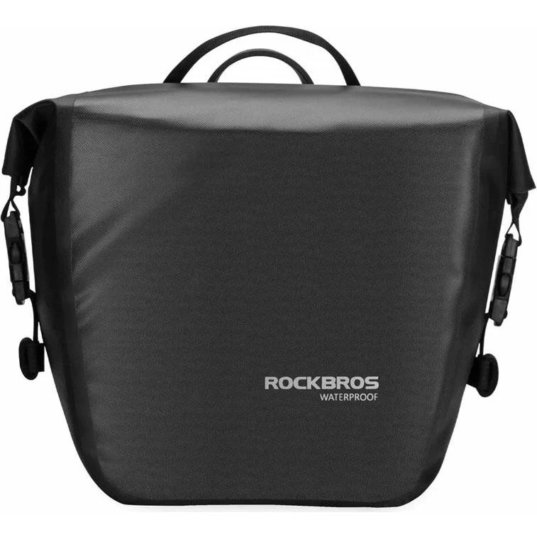 Rockbros AS-003-1BK Vandtæt Cykeltaske med Skulderrem, 10-14L, Sort