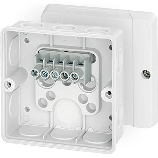 Hensel Kvik Membrandåse 4mm2 Hvid m/klemmer