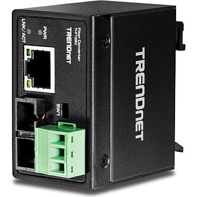 TRENDnet TI-F10SC Mediekonverter 200 Mbit/s 1310nm Multimode Sort