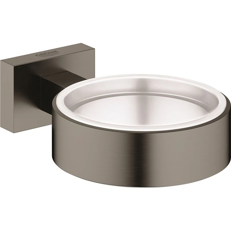 GROHE Essentials Cube Holder - Børstet Hard Graphite