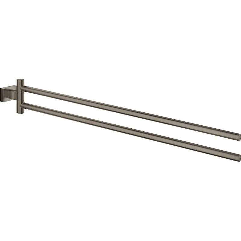 GROHE Essentials Cube Håndklædeholder 439mm 2 arme, børstet grafit