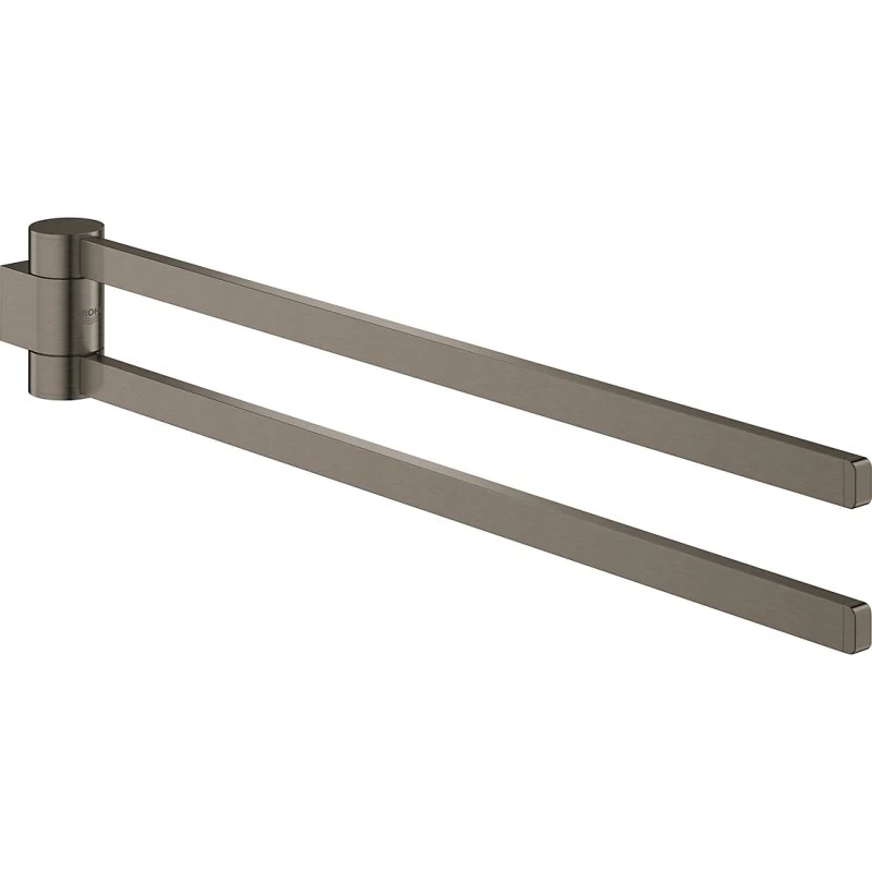 GROHE Selection håndklædeholder 2 arme - børstet hard graphite