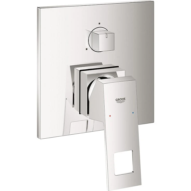 GROHE EuroCube brusearmatur 158mm 3-vejs, krom