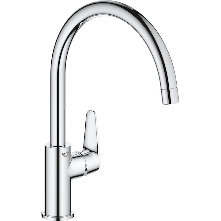 GROHE BauCurve Køkkenarmatur - Krom - Højt udløb