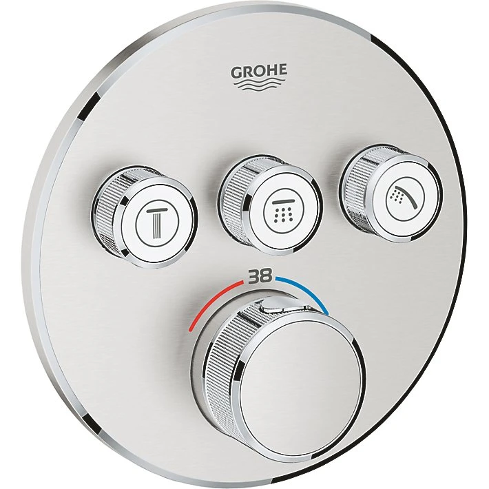 GROHE Grohtherm SmartControl termostatarmatur 3SC, Supersteel