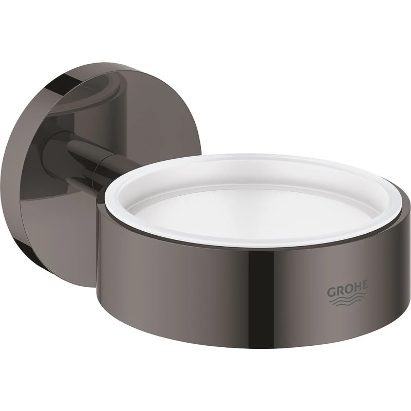 GROHE Essentials holder til glas eller sæbedispenser - Hard Graphite