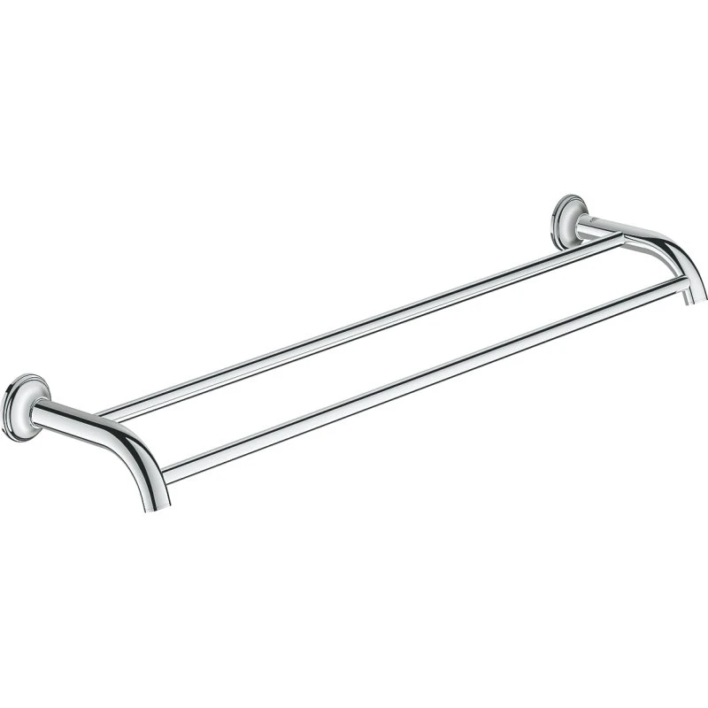 Grohe Essentials Authentic dobbelt håndklædestang, 626mm, krom