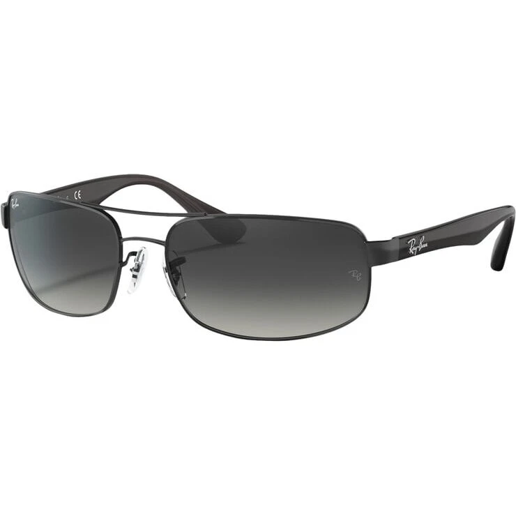 Ray-Ban RB3445 006/11 – sort metalstel, grå linser