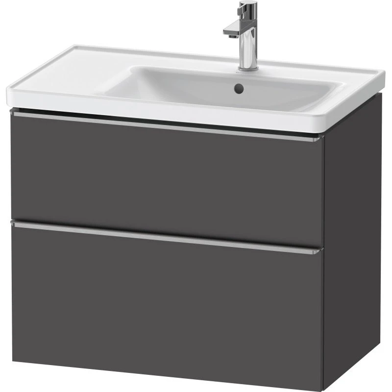 Duravit D-Neo underskab 78,4x45,2 cm, mat grafitgrå/stål