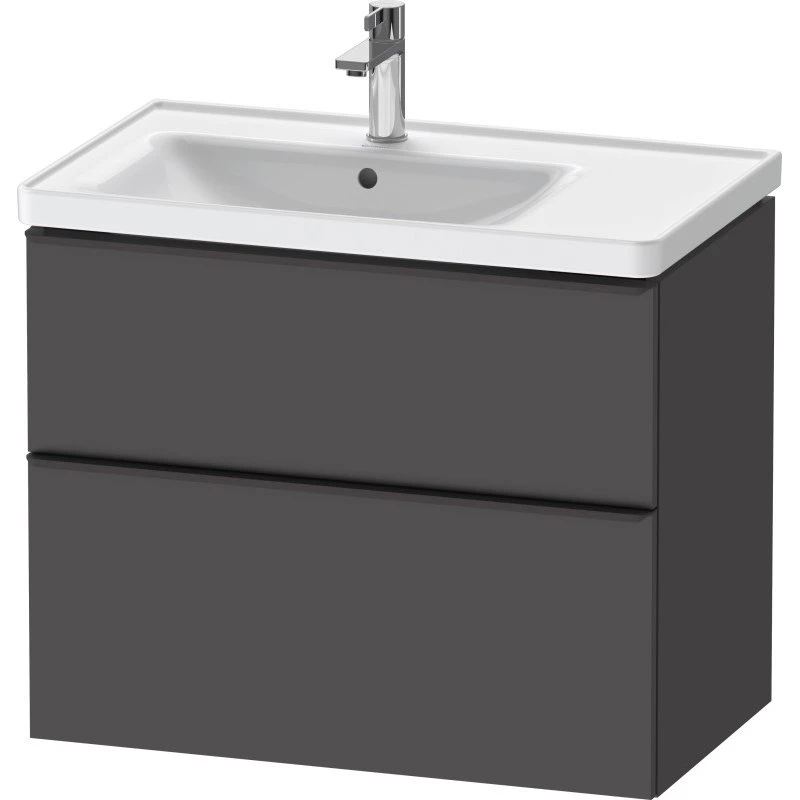 Duravit D-Neo underskab 78,4x45,2 cm, mat grafitgrå/sort