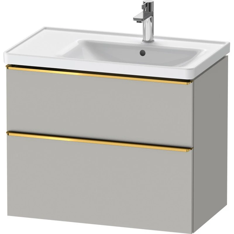 Duravit D-Neo underskab 78,4x45,2 cm, mat grå/guld