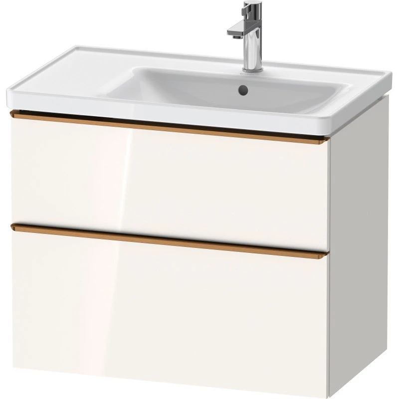 Duravit D-Neo underskab 78,4x45,2 cm, hvid højglans/bronze