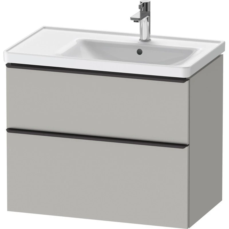 Duravit D-Neo underskab 78,4x45,2 cm, mat grå/sort