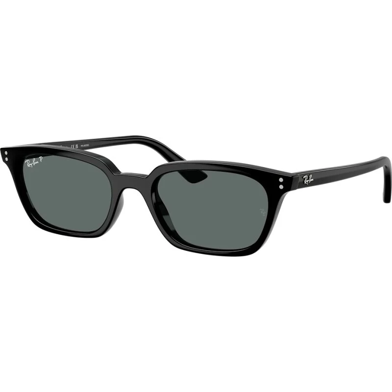 Ray-Ban RB4456 Zaya 667781, sort med grå linser