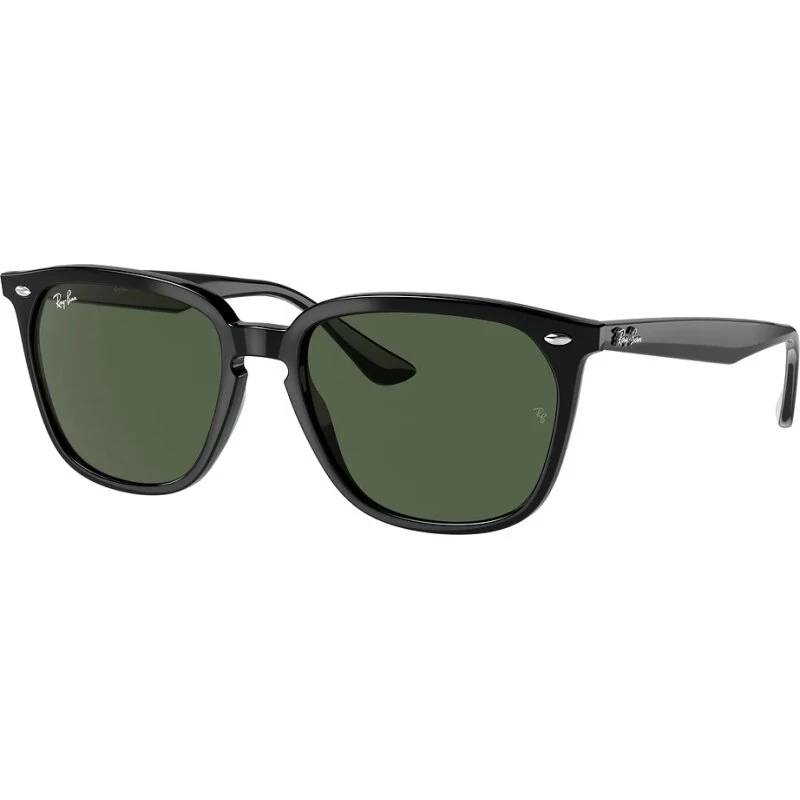 Ray-Ban RB4362 601/9A solbriller, sort med grøn G15-linse