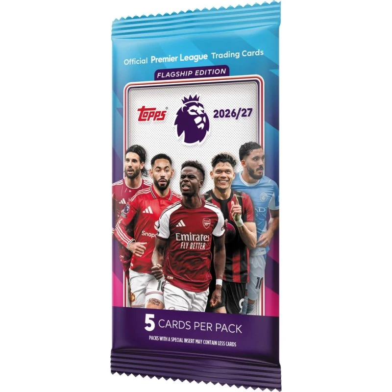 Topps Premier League 2026/27 Boosterpakke - 10 kort