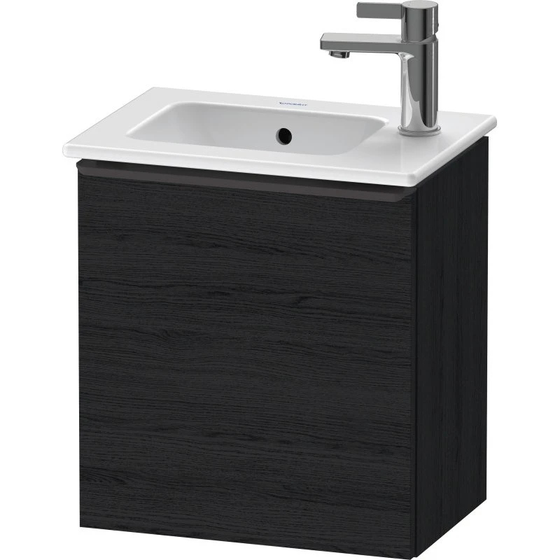 Duravit D-Neo underskab, 41x27,4 cm, venstre, sort eg/sort