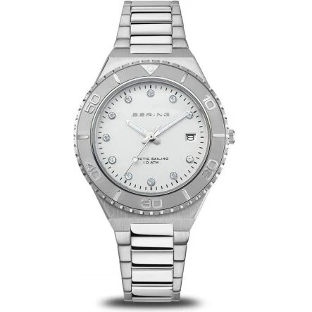 Bering 18936-704 Dameur 36 mm grå - rustfrit stål, safirglas